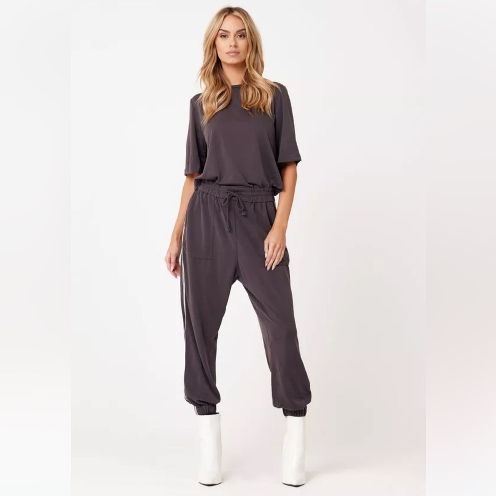 SIWY XS Women's Charcoal Jumpsuit like new!